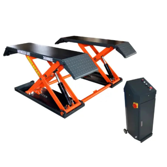 Katool 8000lb Mid Rise Scissor Lift - Electric Lock KT-X80 Katool