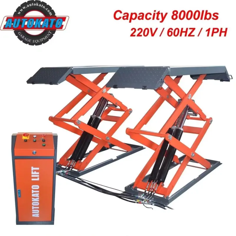 Katool 8,000lb Full Rise Scissor Lift - Pneumatic Lock KT-X95 Katool