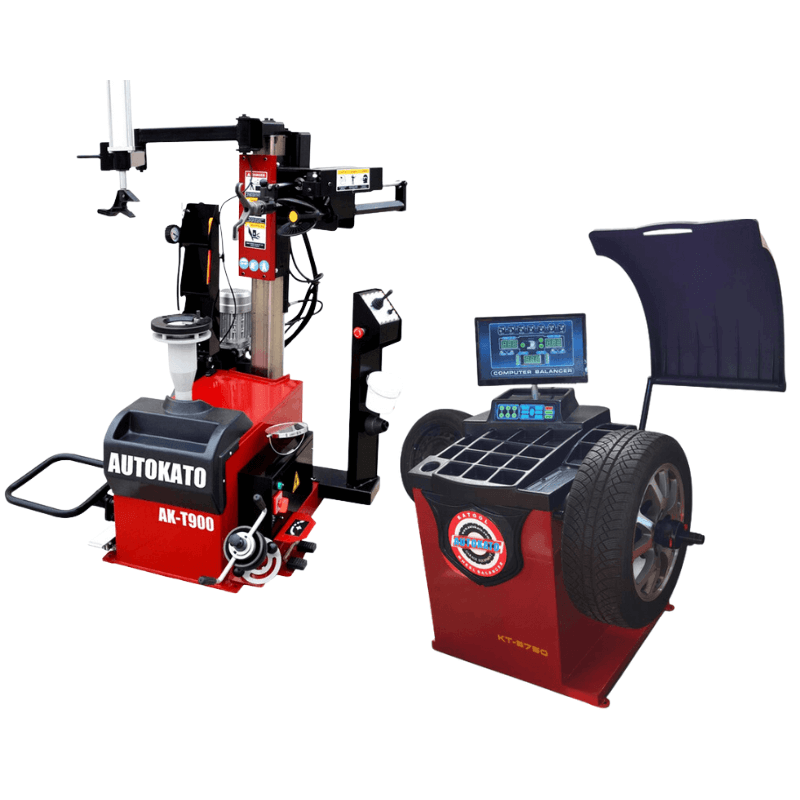 Katool Tire Changer KT-T900 and Wheel Balancer KT-B750 Combo