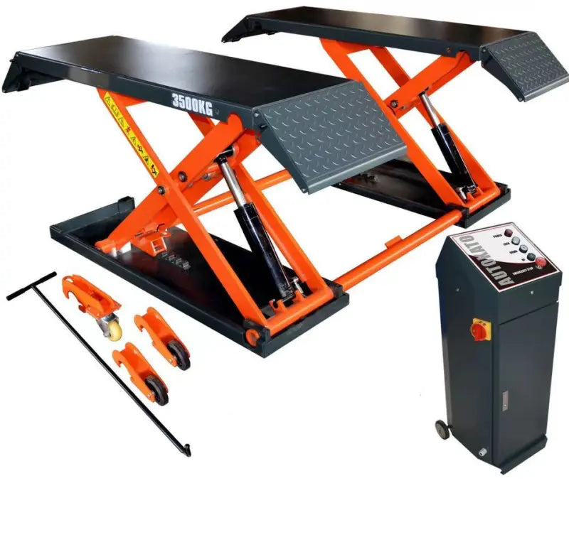 Katool 8,000lb Mid Rise Scissor Lift - Pneumatic Lock KT-X80 Katool