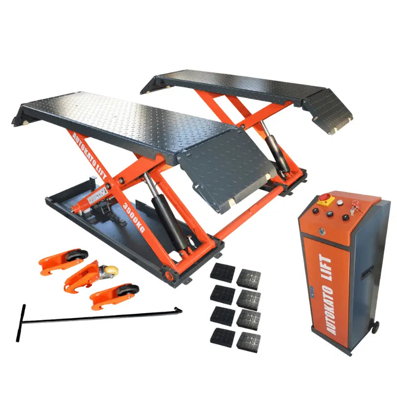 Katool 8000lb Mid Rise Scissor Lift - Electric Lock KT-X85 Katool