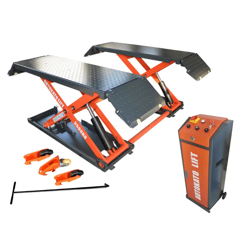 Katool 8000lb Mid Rise Scissor Lift - Electric Lock KT-X85 Katool