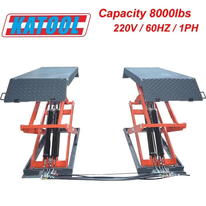 Katool 8,000lb Full Rise Scissor Lift - Pneumatic Lock KT-X95 Katool